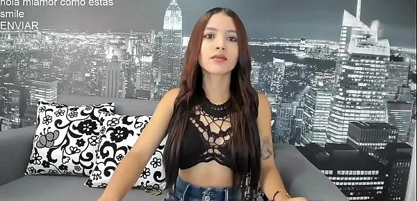  Shy Babe Playing With Dildo Energetically On Webcam - cam girl From Kyrgyzstan